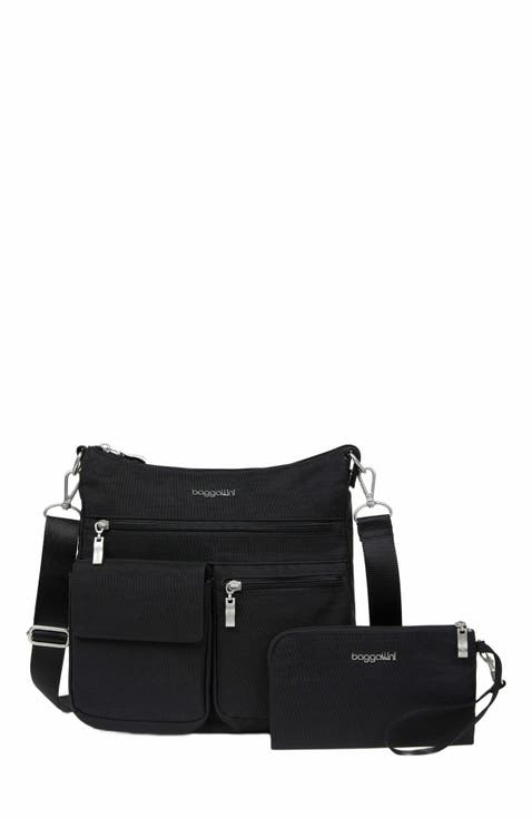 Modern Everywhere Slim Crossbody Bag with RFID Wristlet