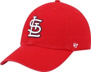 '47 Men's '47 Red St. Louis Cardinals Clean Up Adjustable Hat