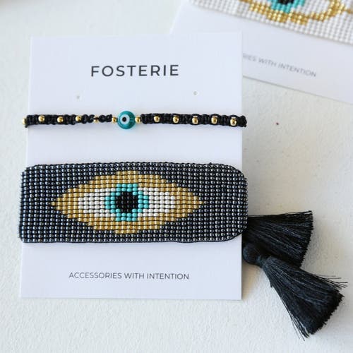 Fosterie Armada Hoop Embera Earrings In Multi