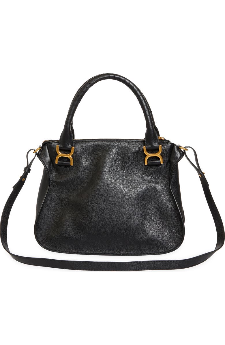 Chloé Medium Marcie Calfskin Leather Satchel, Alternate, color,
