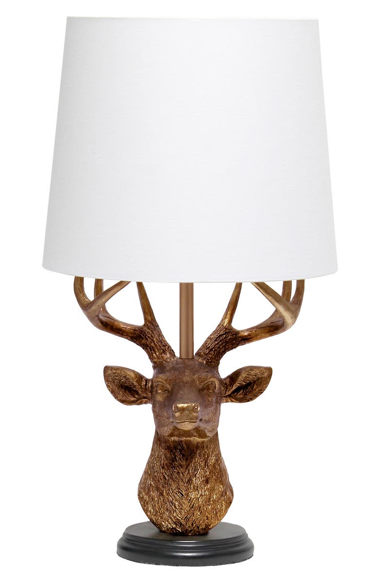 LALIA HOME Copper Deer Table Lamp, Main, color, 