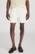 FRAME Cotton Canvas Drawstring Shorts