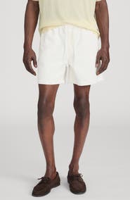 FRAME Cotton Canvas Drawstring Shorts