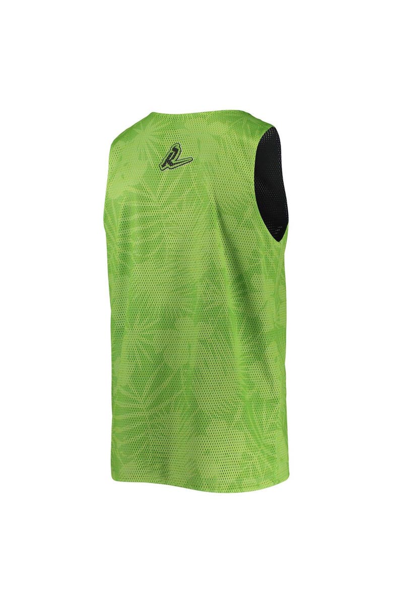 FOCO Men's FOCO Green/Black Saskatchewan Rush Reversible Mesh Tank Top, Alternate, color, Green