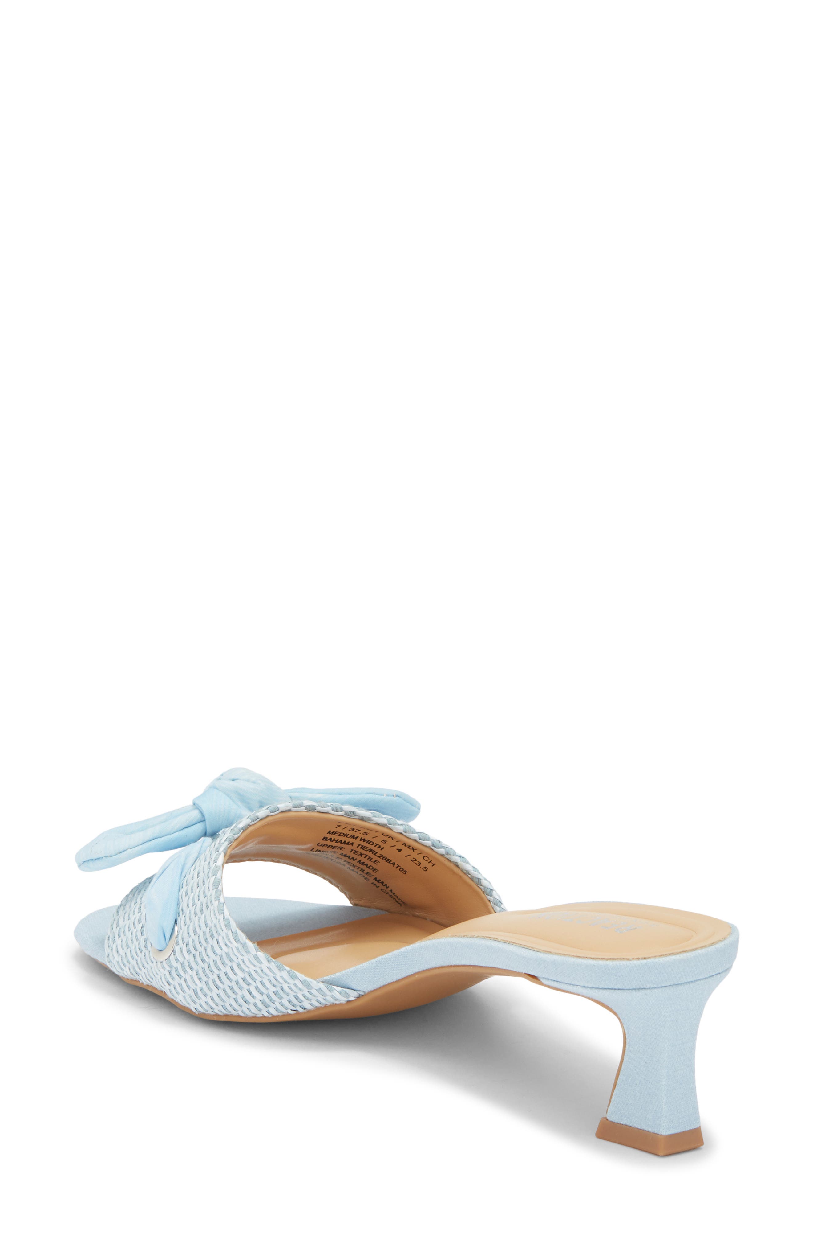 Bahama Tie Heel Sandal, Alternate, color, CELESTIAL BLUE TONAL