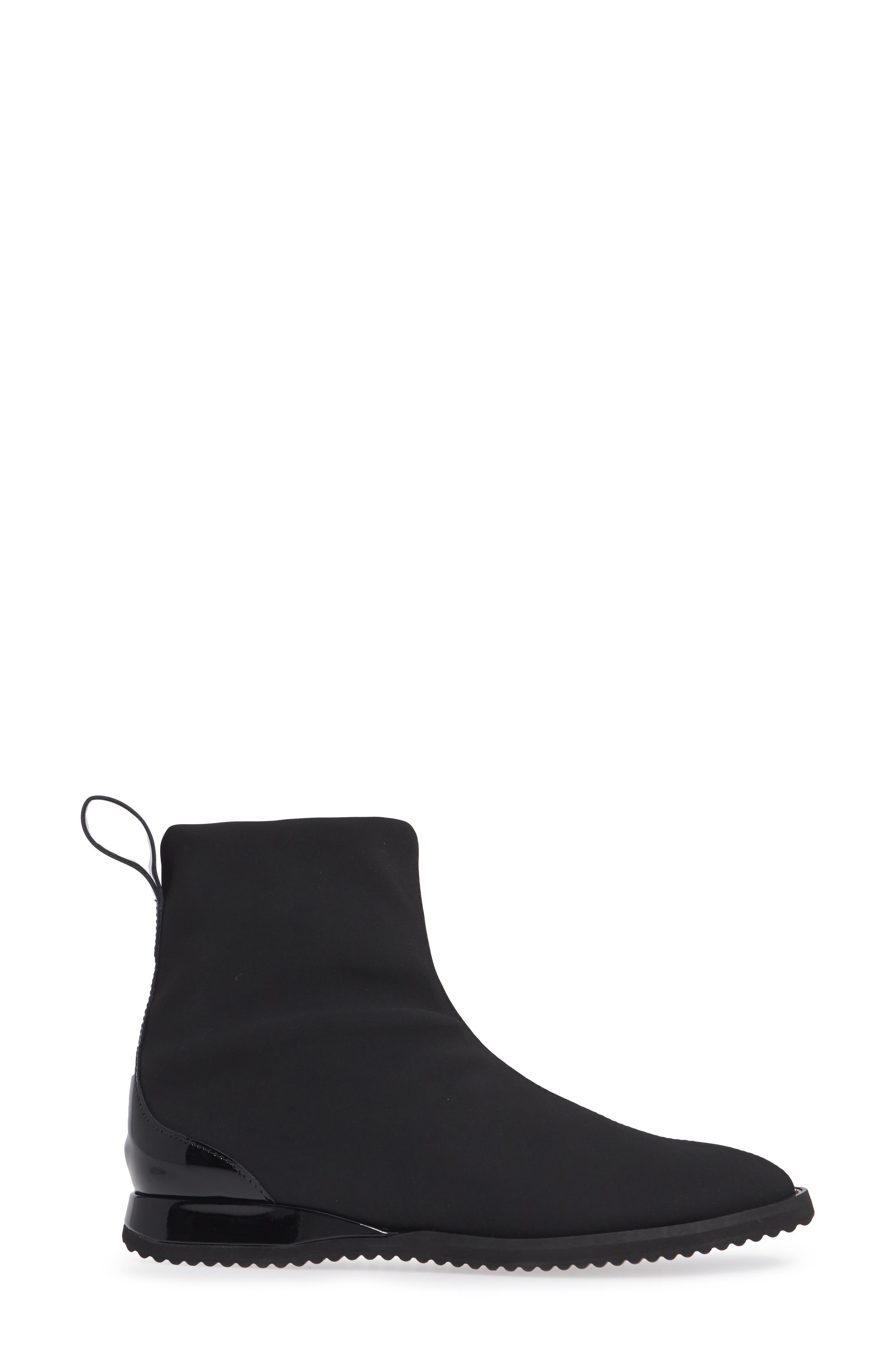 Amalfi by Rangoni Emiliano Pull-On Bootie, Alternate, color, Black Stretch