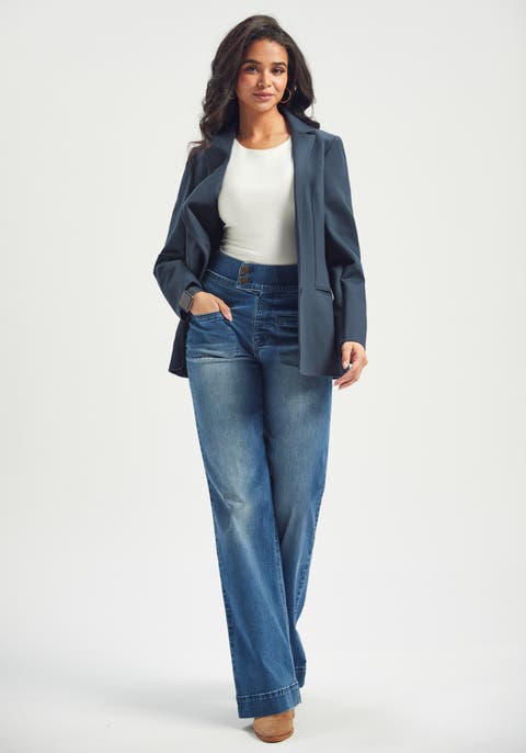 Farah Jeans | High-Waist Wide-Leg Denim
