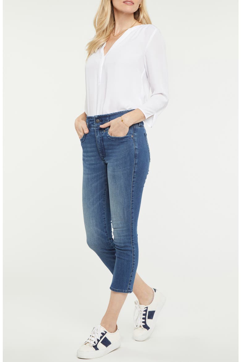 Ami Cool Embrace® Capri Jeans, Alternate, color, CALIENTE