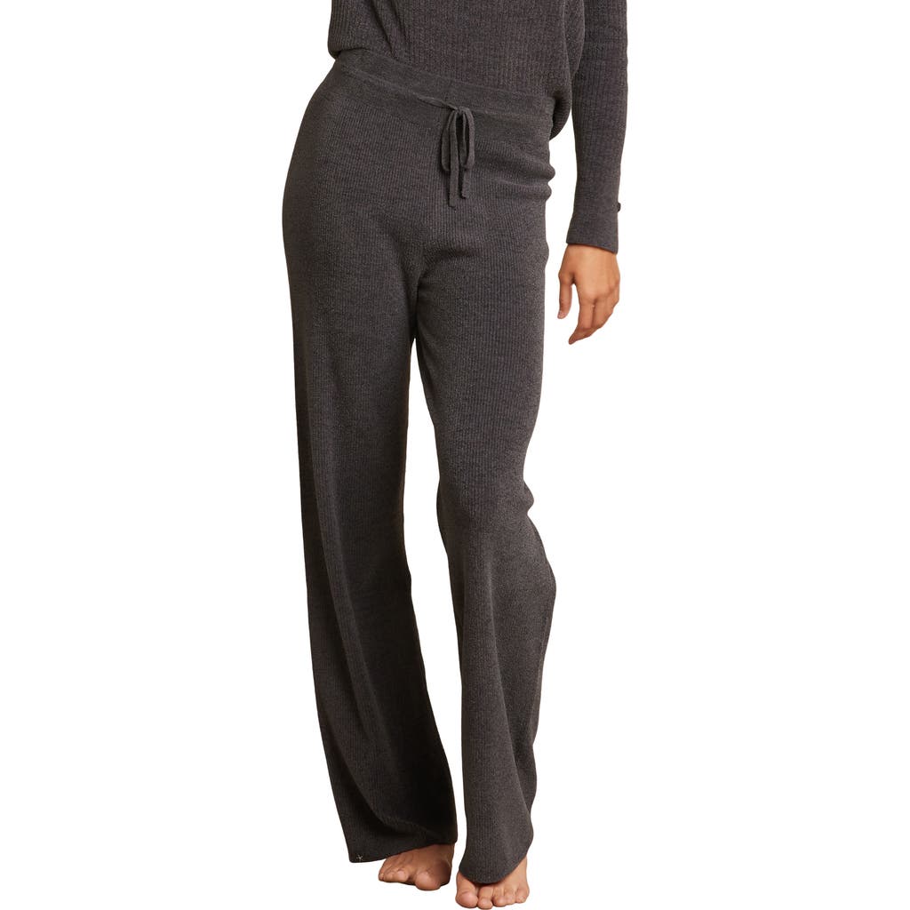 Barefoot Dreams Cozychic® Ultra Lite® Rib Drawstring Pants In Carbon