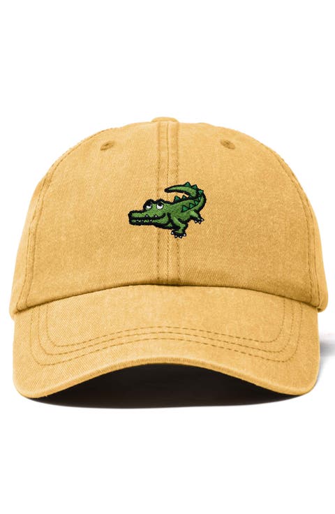 Alligator Embroidered Wildlife Cap