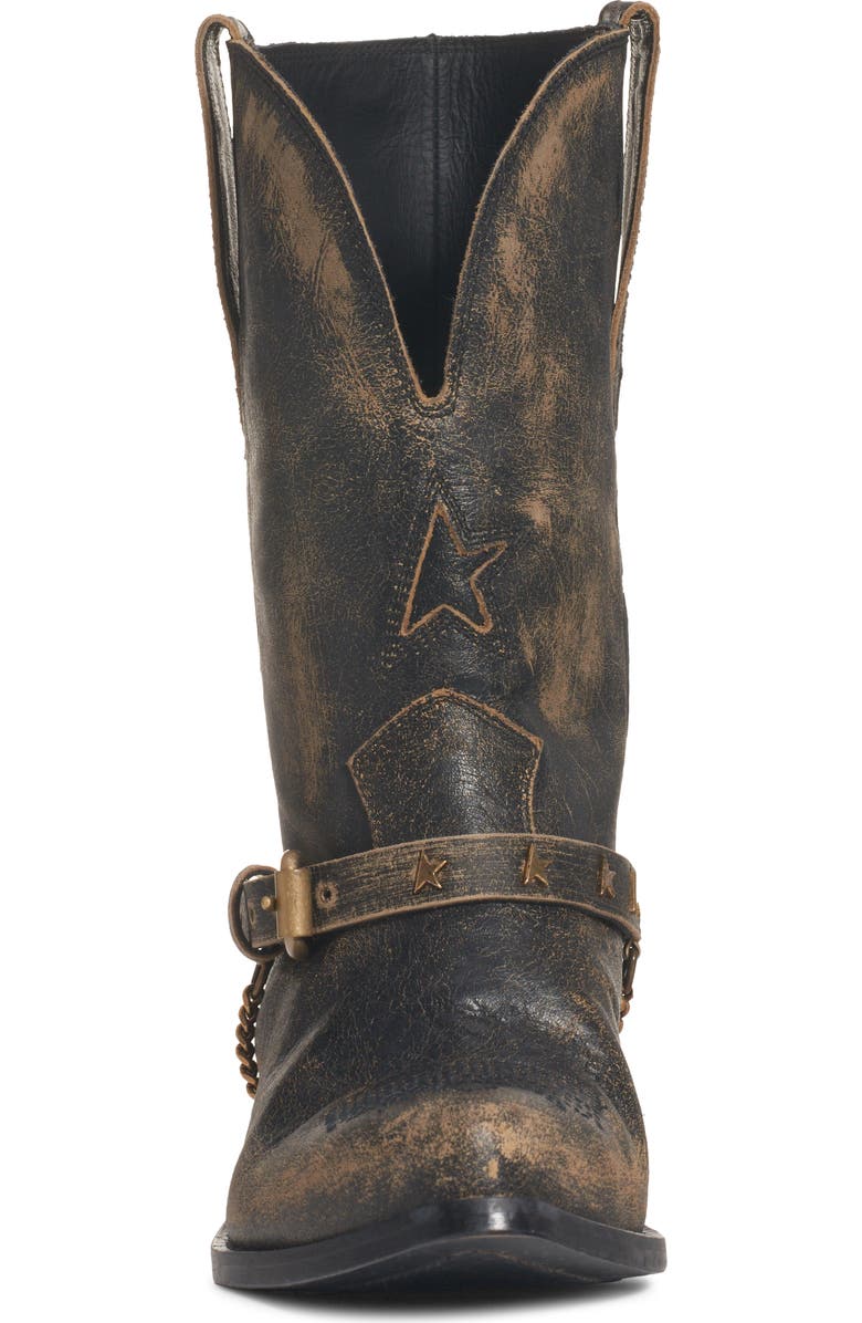 Golden Goose Wish Star Harness Short Western Boot, Alternate, color,