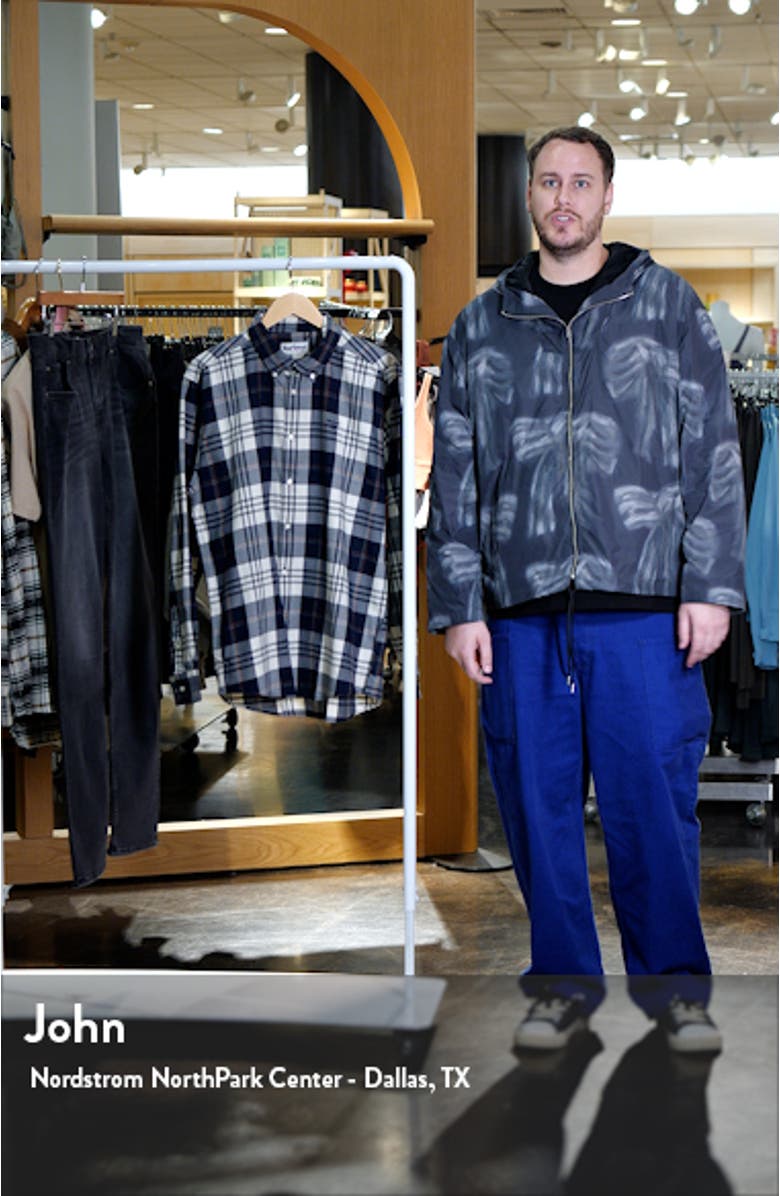 Edgar Plaid Slim Fit Button-Down Shirt, sales video thumbnail