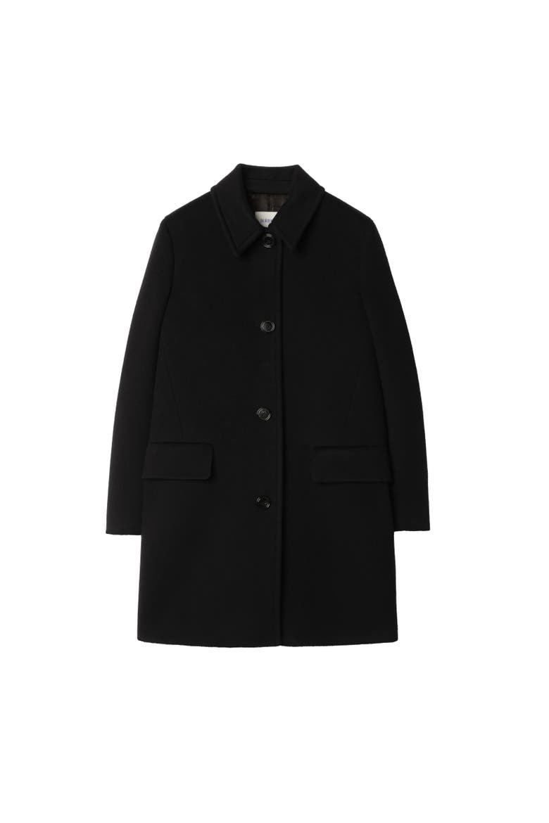 Wool Cashmere Gosford Tailored Coat, Alternate, color, Black