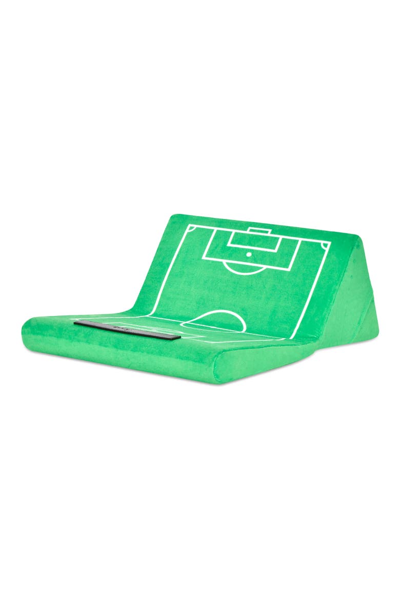 Soccer Tablet Pillow, Alternate, color, GREEN