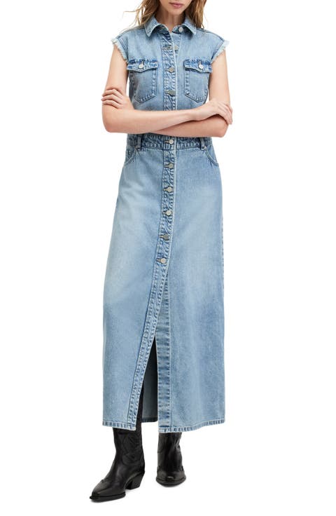 Blair Sleeveless Denim Dress