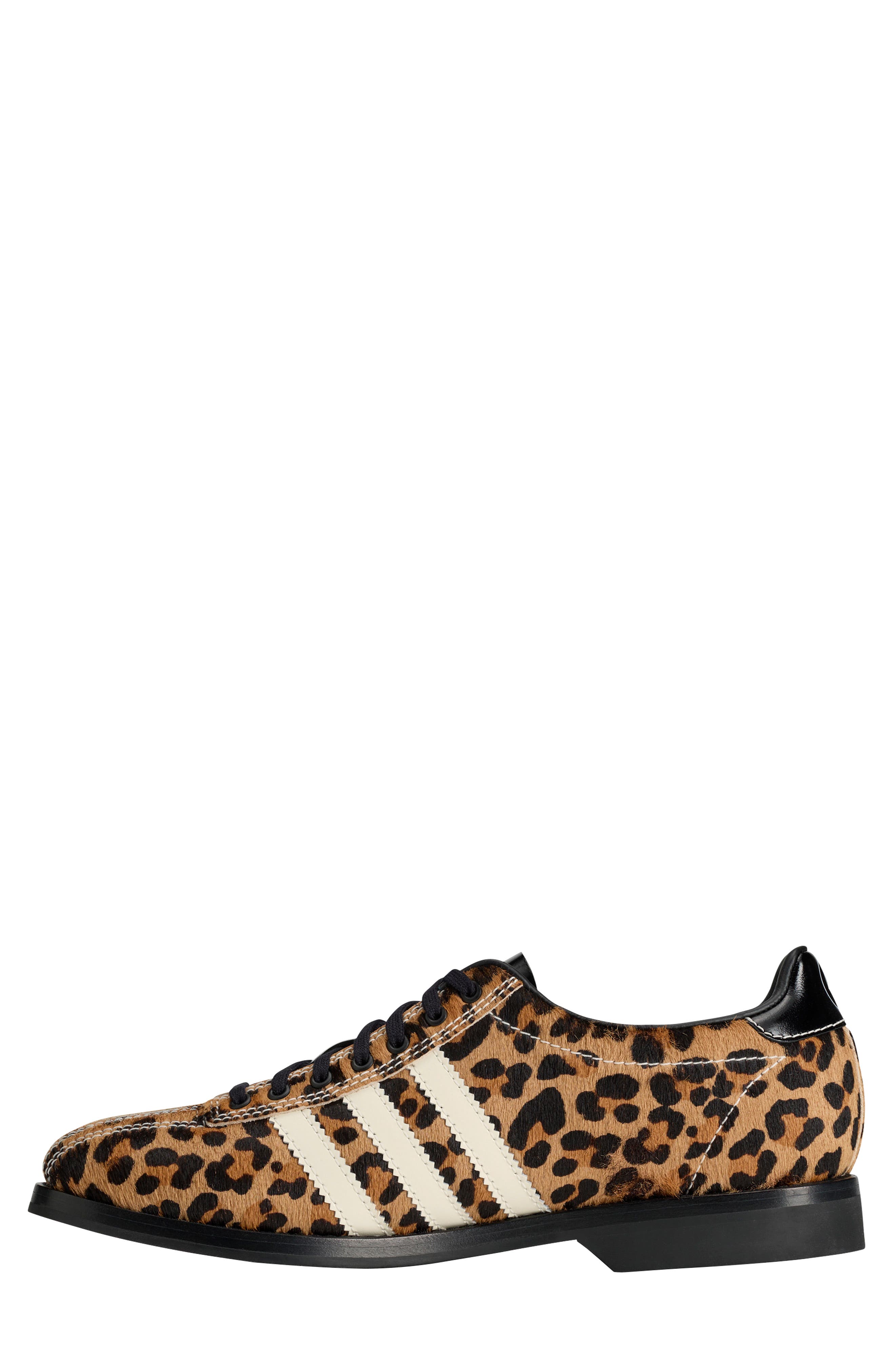 x Brain Dead Genuine Calf Hair Bowling Shoe, Alternate, color, CREAM WHITE/ BLACK CALF HAIR