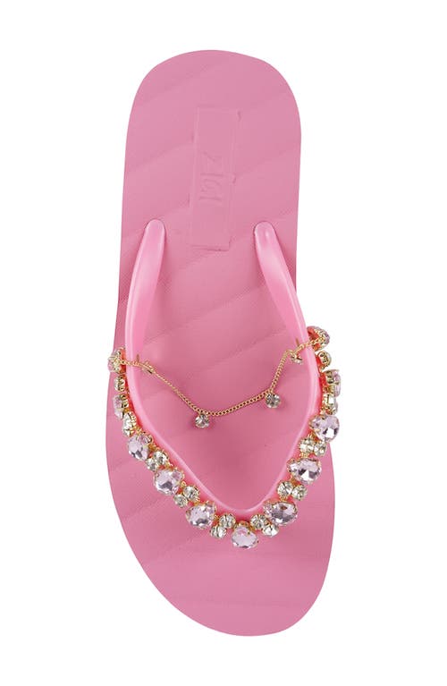 Zigi Quigley Platform Flip Flop In Pink