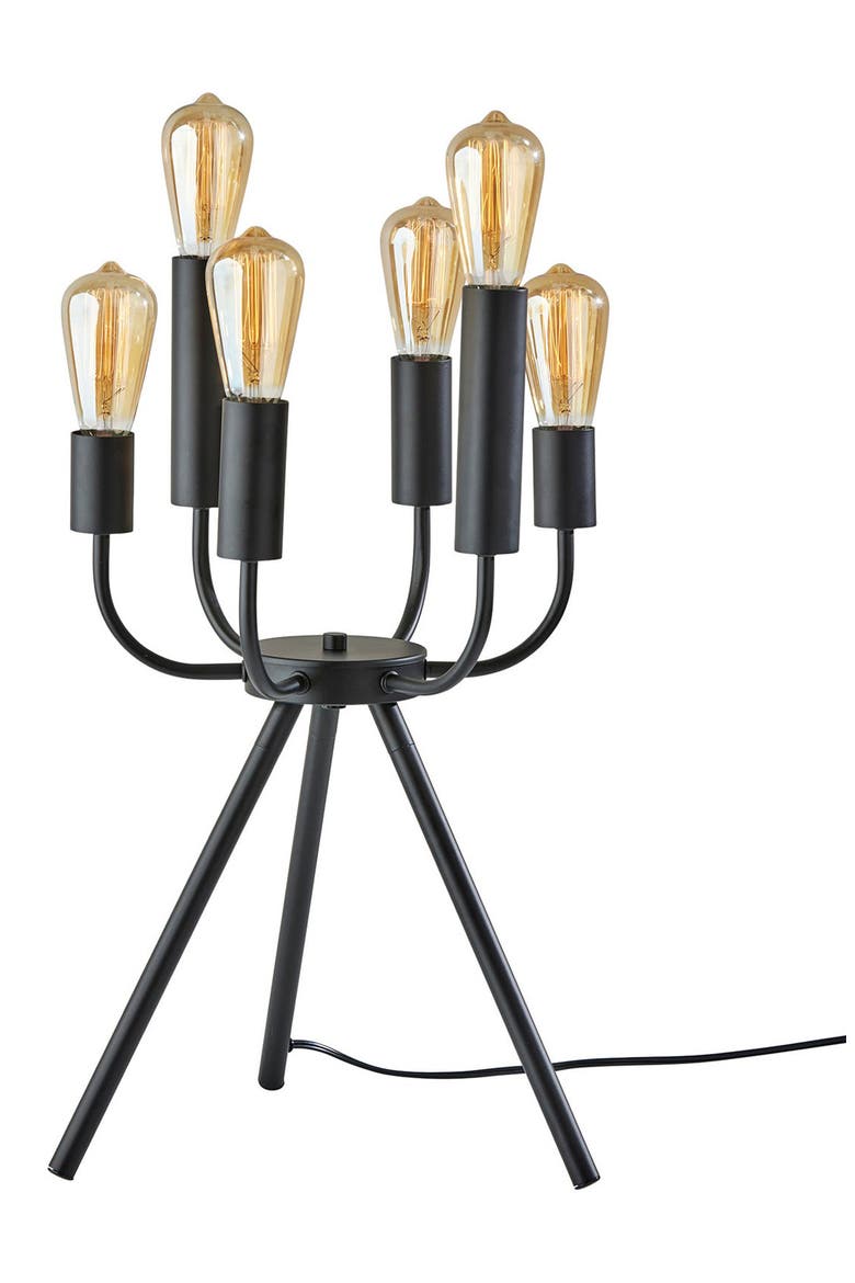 Rory Table Lamp, Main, color, BLACK