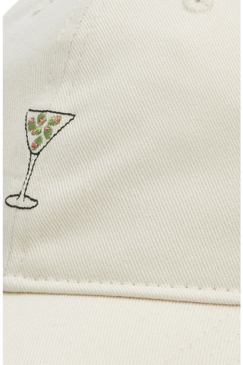 Martini Baseball Cap, Alternate, color, CREAM