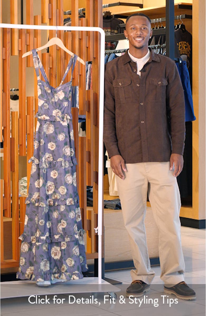 Lillee Floral Tiered Maxi Dress, sales video thumbnail