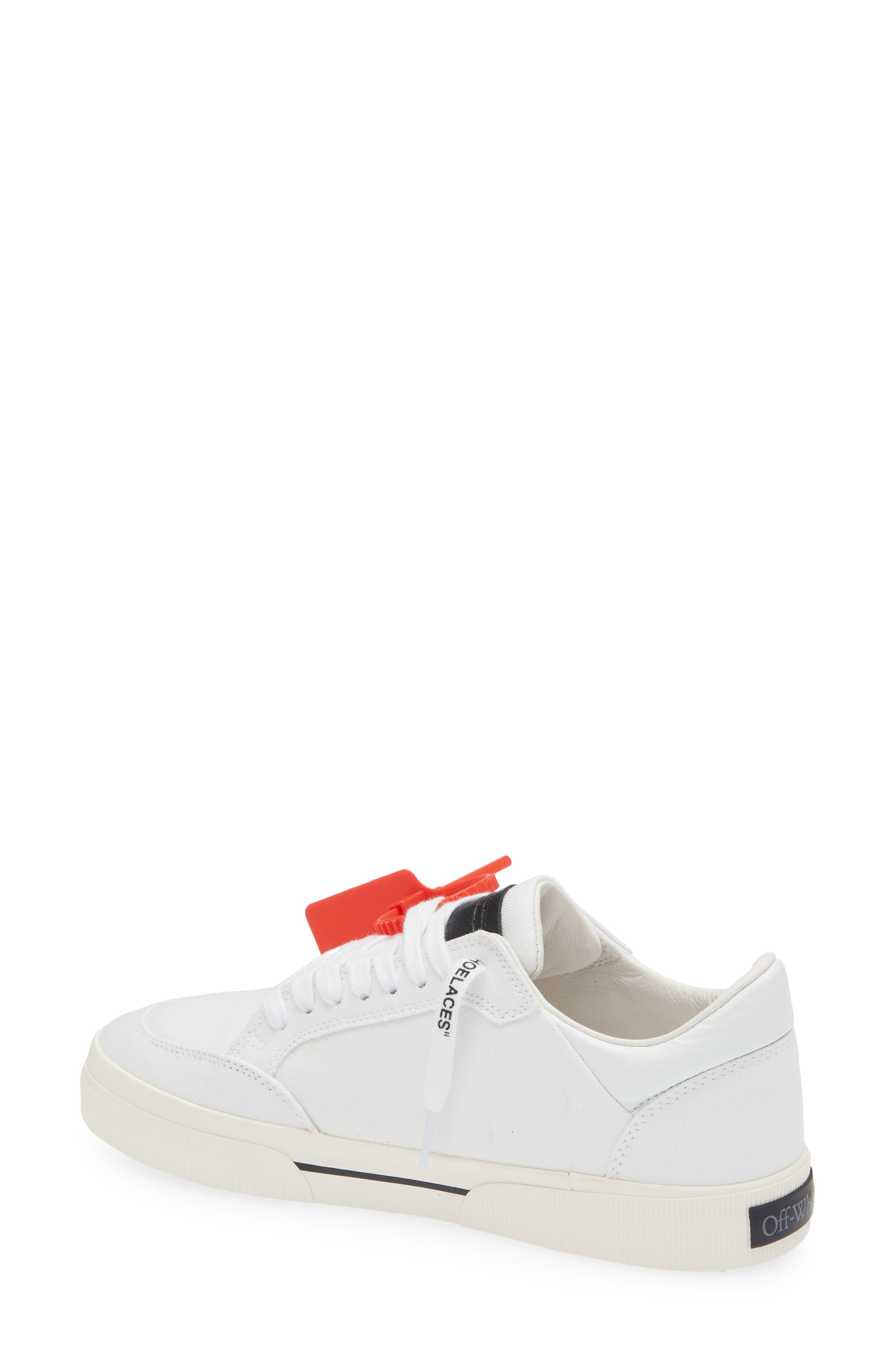 Off-White New Low Sneaker, Alternate, color, White - Black