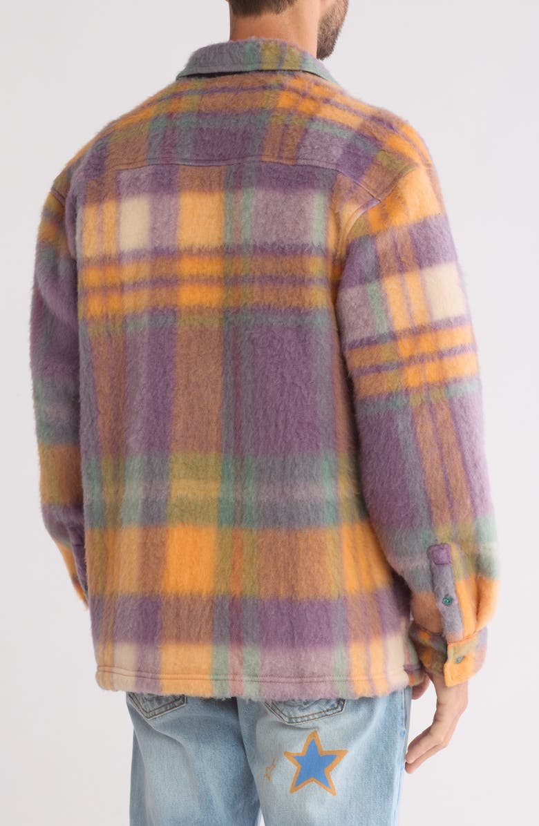 Billionaire Boys Club Thrusters Plaid Long Sleeve Button-Up Shirt, Alternate, color, 