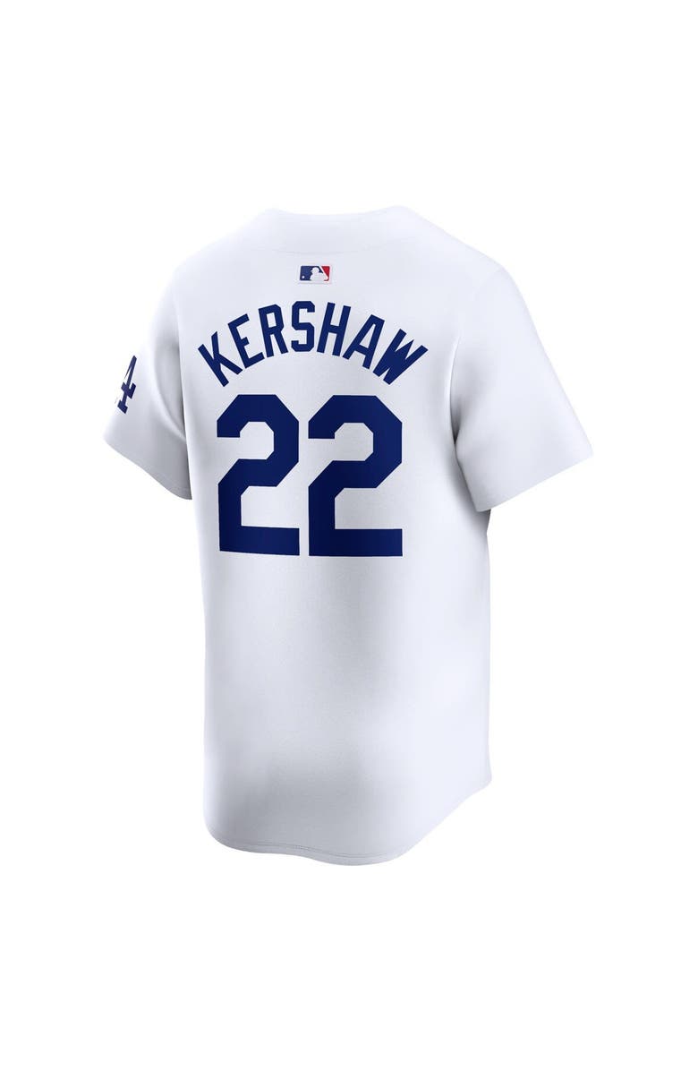 Nike Men's Nike Clayton Kershaw White Los Angeles Dodgers Home Limited Player Jersey, Alternate, color, 