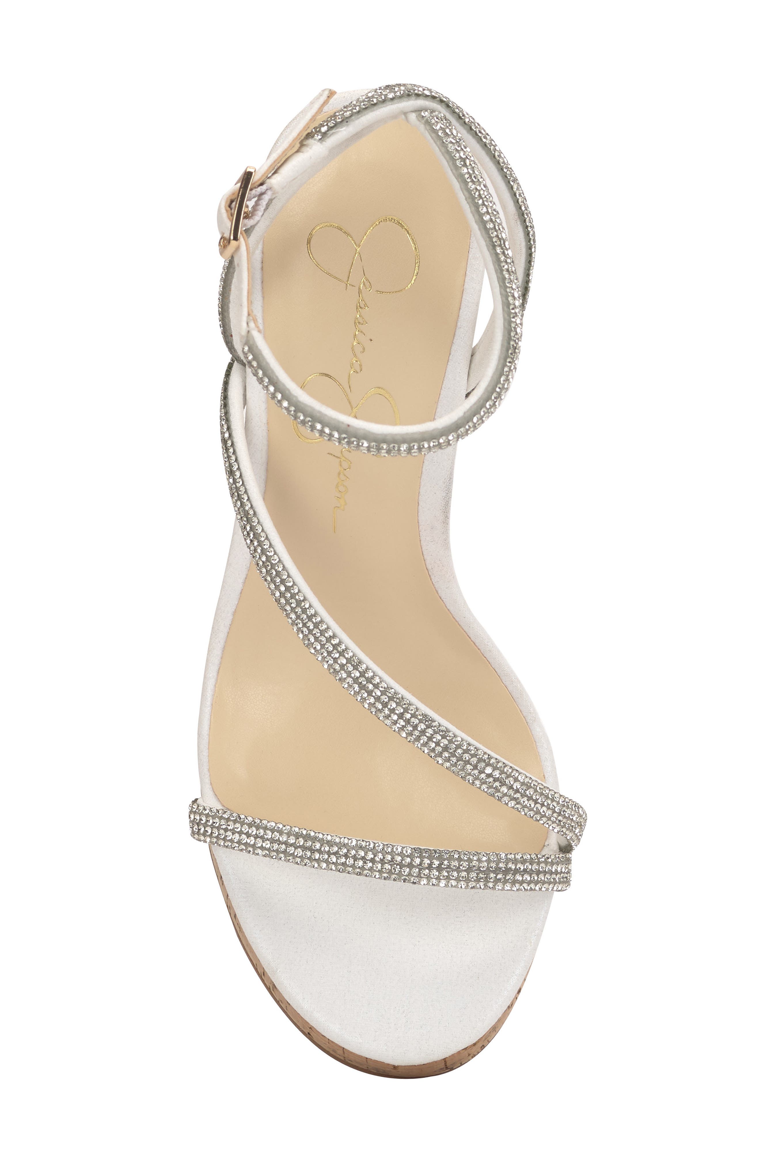 Jessica Simpson Tenley Ankle Strap Platform Wedge Sandal, Alternate, color, 