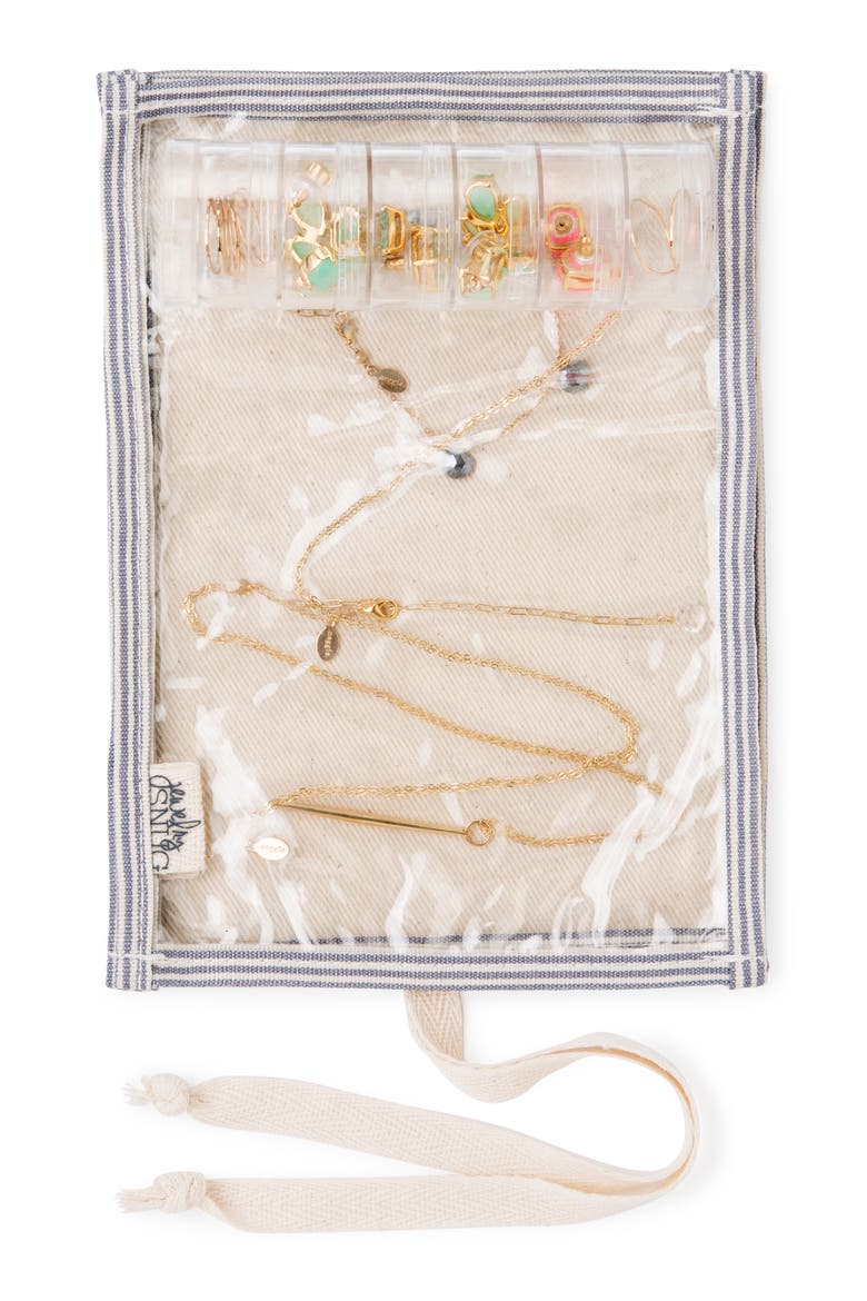 Jewelry Roll, Main, color, WHITE