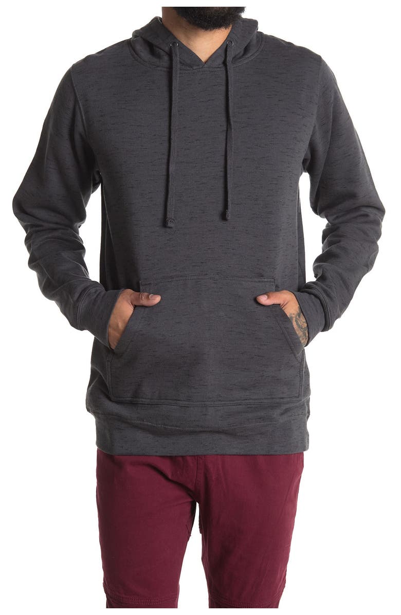 BURNSIDE Space Dye Fleece Pullover Hoodie, Main, color, 