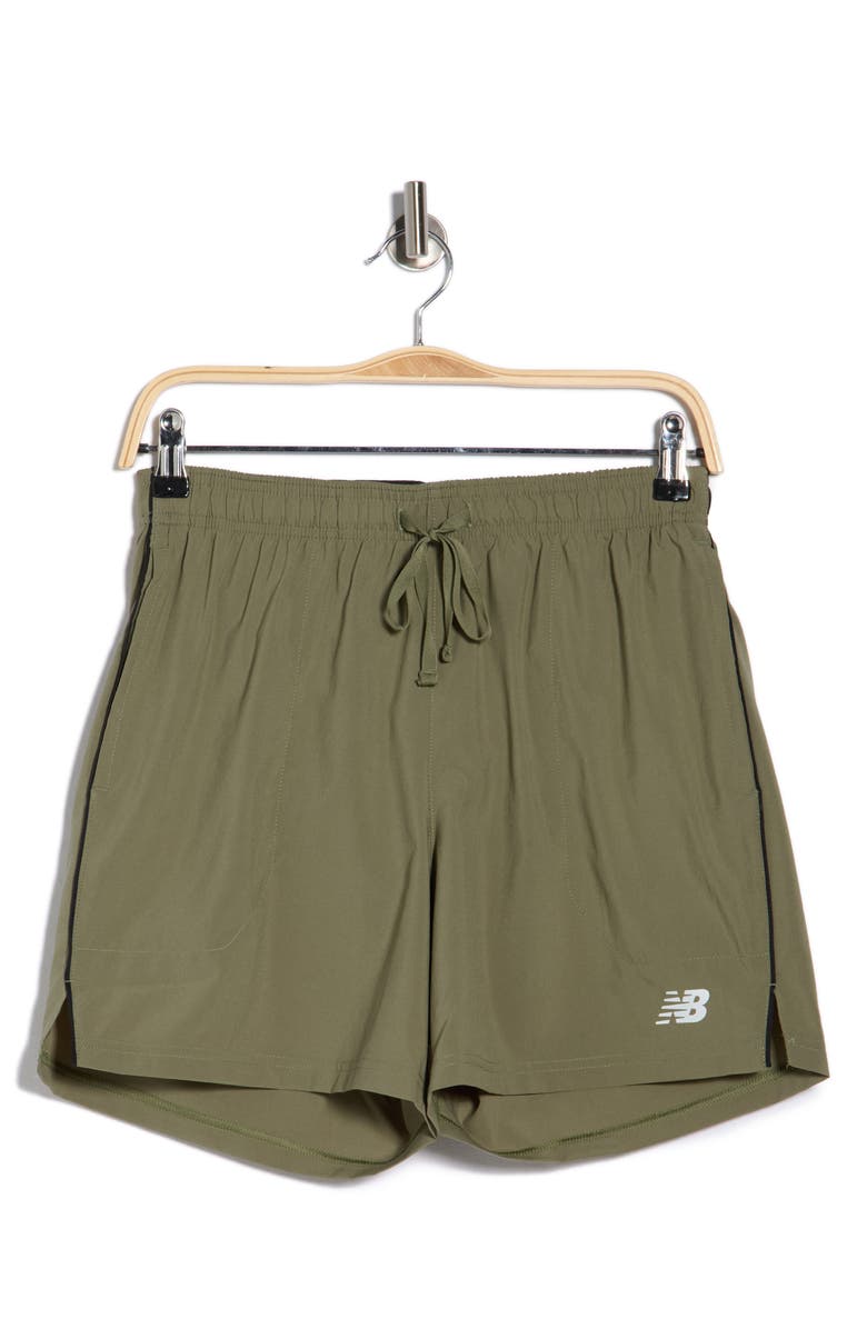 New Balance Sport 5-Inch Shorts, Main, color, Dark Olivine