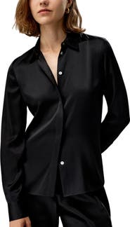 Lilysilk LILYSILK Women's Elegant Silhouette Slim Fit Silk Shirt