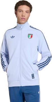 adidas Men's adidas Light Blue Italy National Team Originals Full-Zip Track Jacket