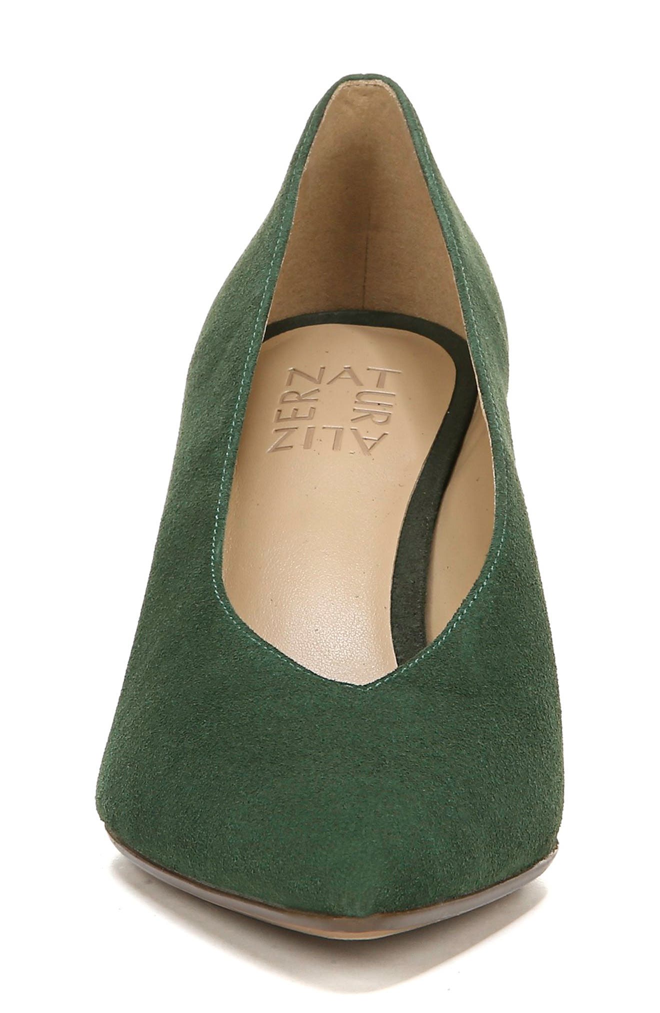 Hope Pointy Toe Pump, Alternate, color, FOREST GREEN SUEDE