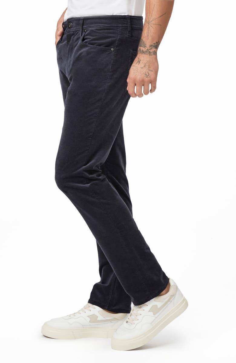 PAIGE Lennox Slim Fit Corduroy Pants, Alternate, color, Deep Anchor