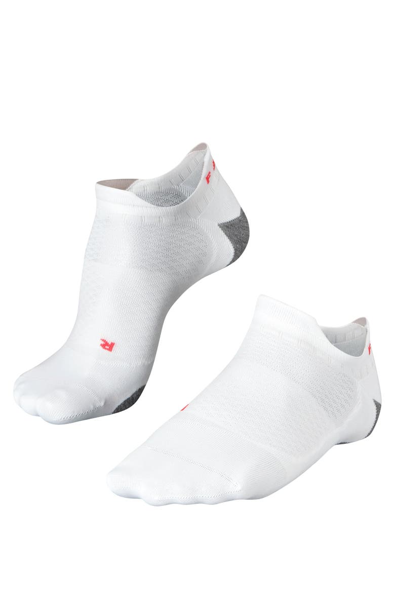 RU5 Race Invisible Running Socks, Main, color, White-Mix