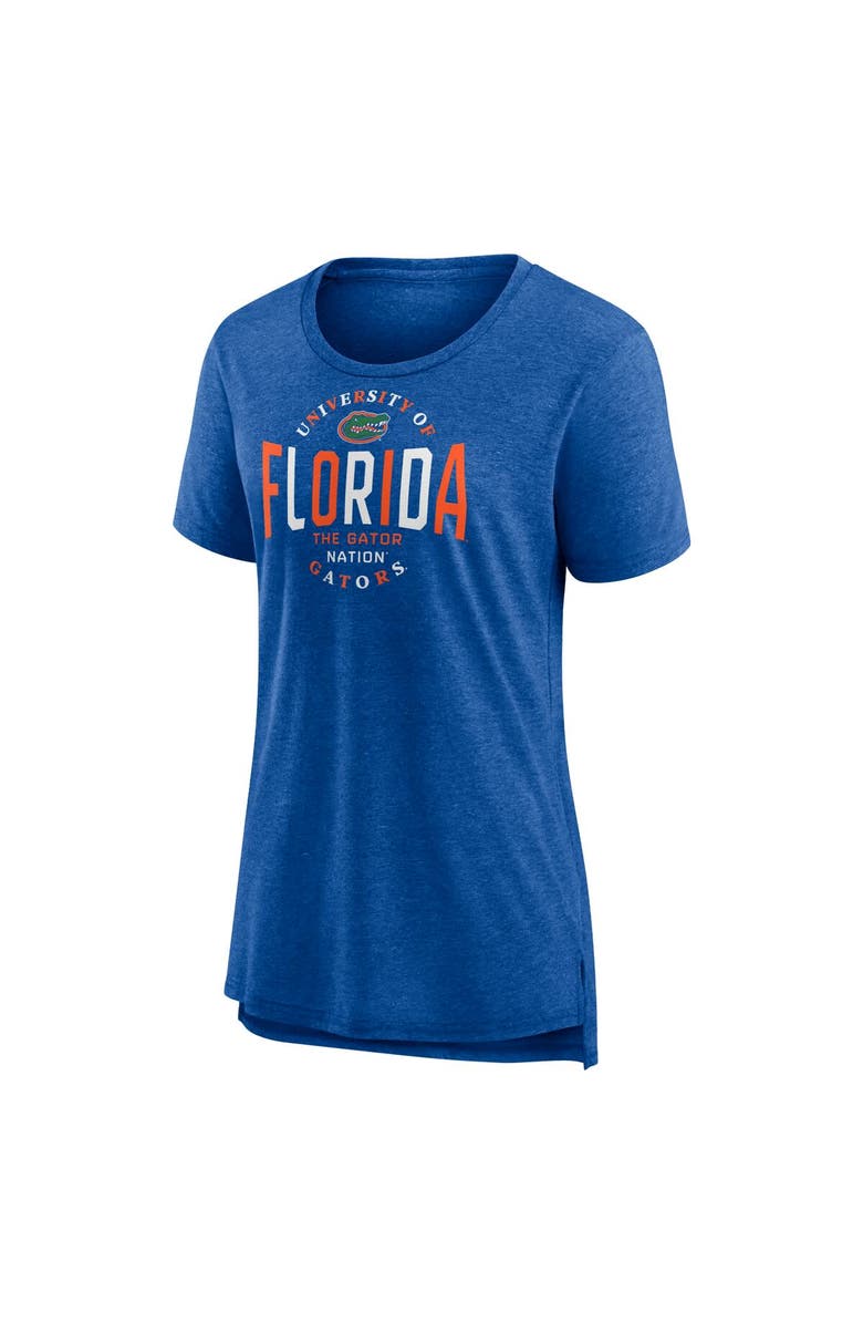 FANATICS Women's Fanatics Royal Florida Gators True Classics Break It Down Tri-Blend T-Shirt, Alternate, color, Royal
