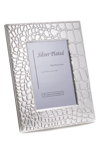 BEY-BERK BEY-BERK CROC EMBOSSED 4" X 6" PICTURE FRAME