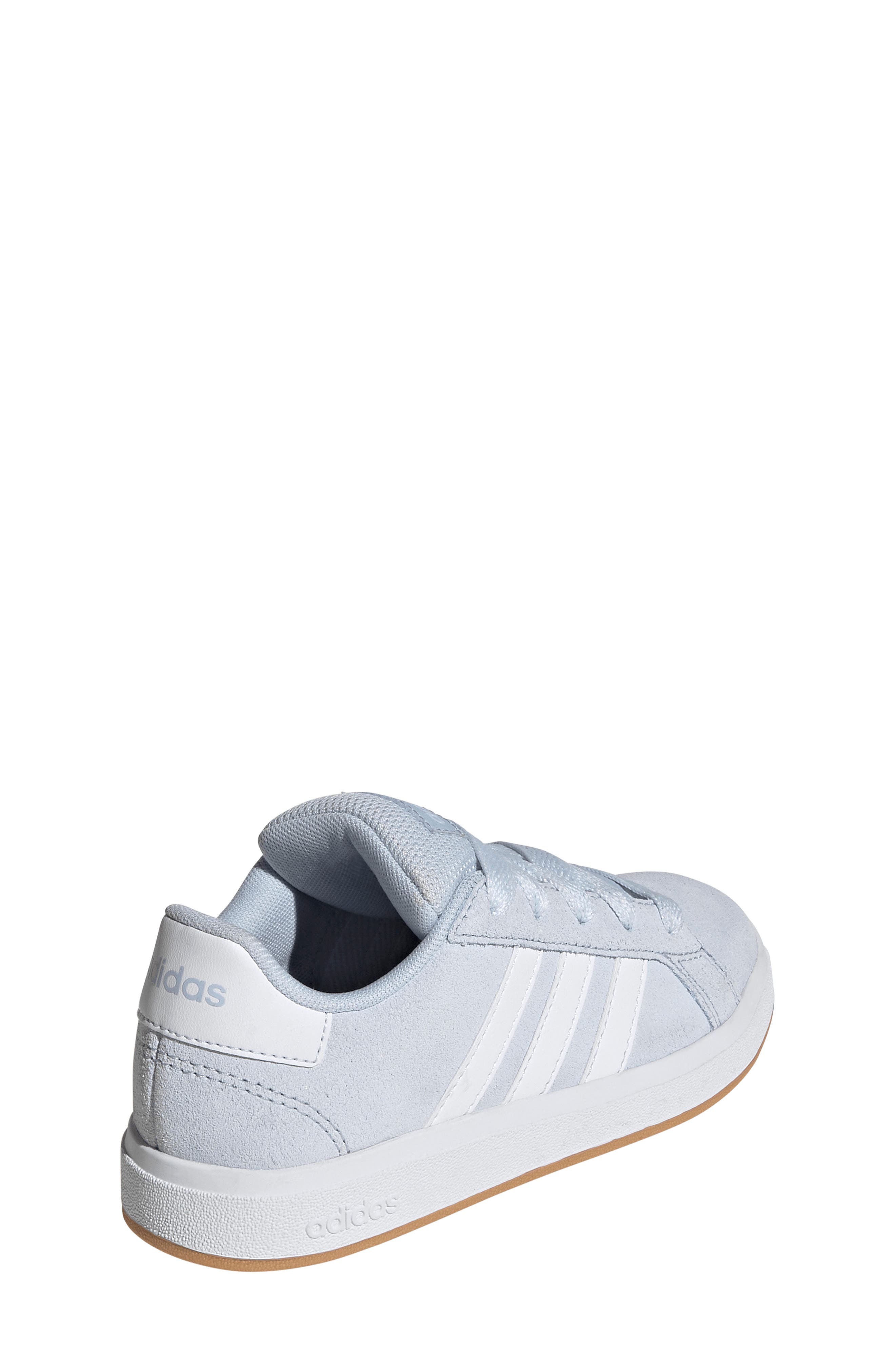 adidas Kids' Grand Court 2.0 Sneaker, Alternate, color, Crystal Sky/ White/ Gum 3