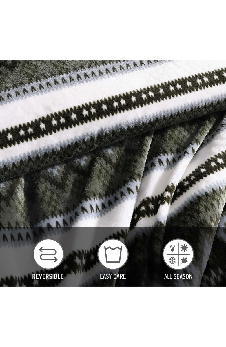 Eddie Bauer Shelton Fair Isle Comforter Set, Alternate, color, Dark Green