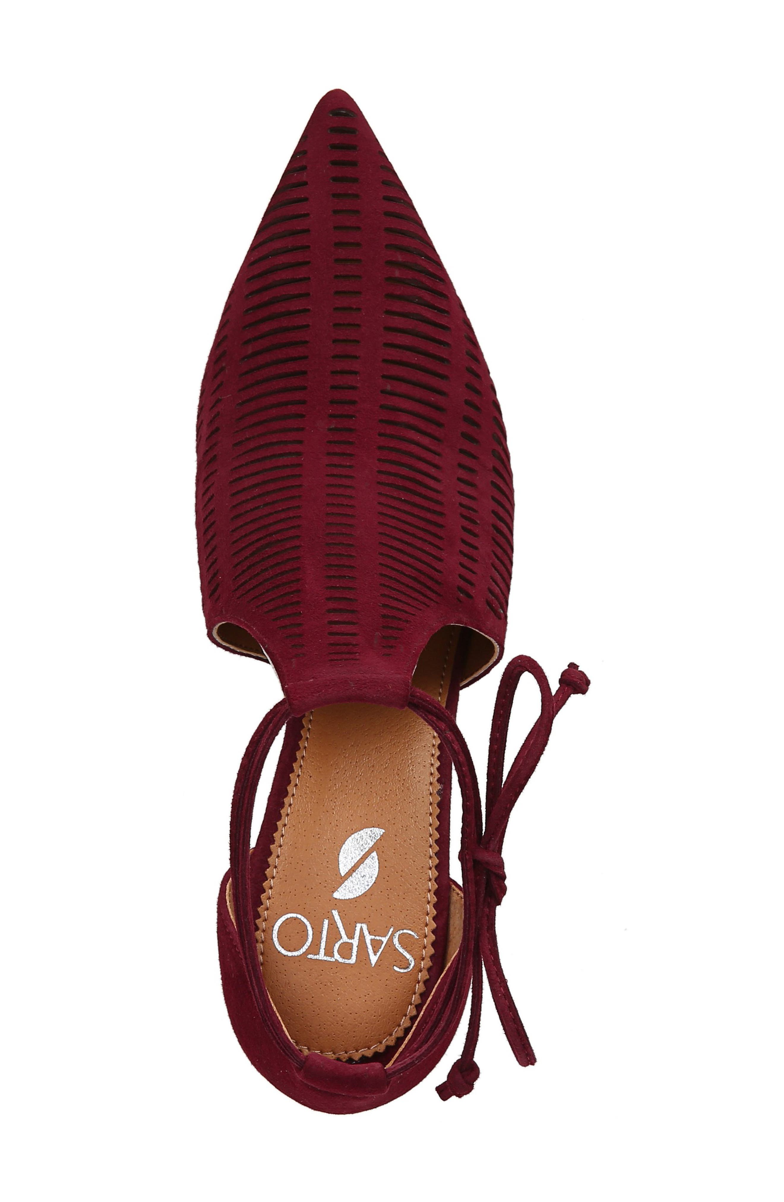 SARTO by Franco Sarto Krista Perforated Ankle Wrap Pump, Alternate, color, 