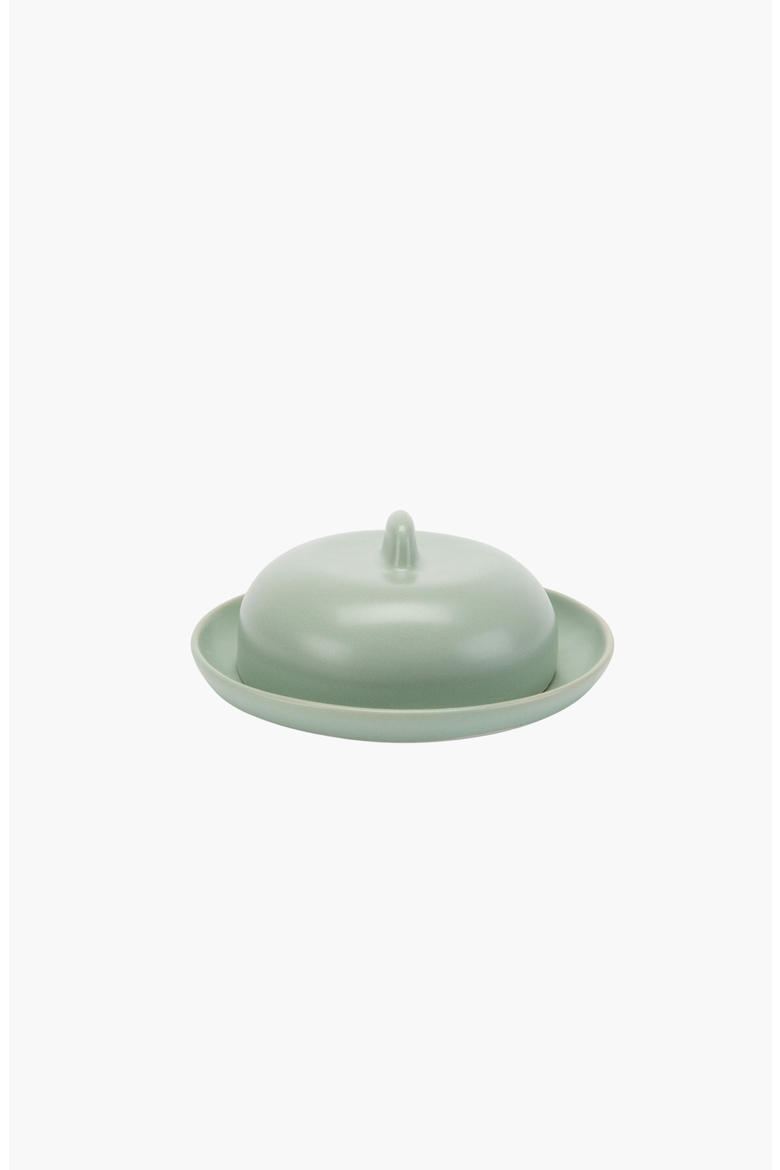 Butter Dish, Main, color, Celadon