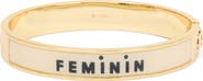 Clare V. Masculin Féminin Enamel Bangle