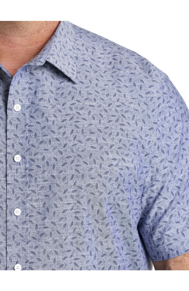 True Nation by DXL Leaf Patterned Sport Shirt, Alternate, color, 