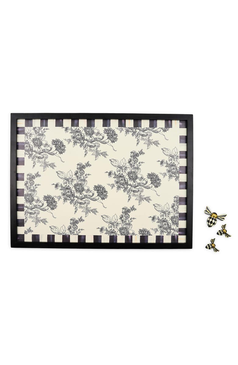 MACKENZIE CHILDS Courtly Check Magnet Board Set, Alternate, color, Black