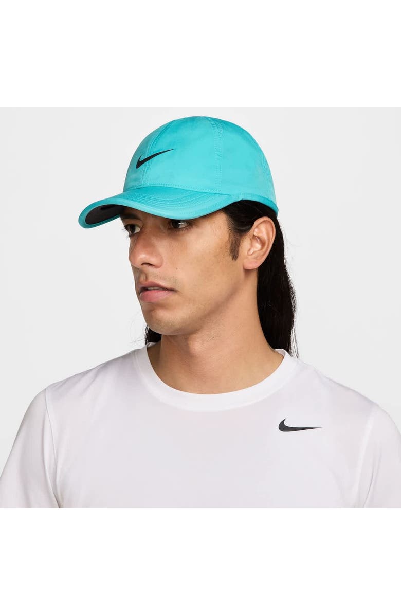Nike Turquoise Featherlight Club Performance Adjustable Hat, Main, color,