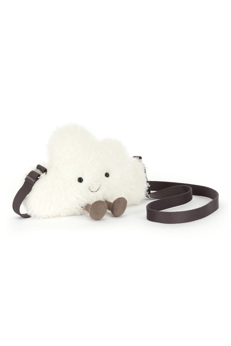 Kids' Amuseable Stratto Cloud Shoulder Bag, Alternate, color, WHITE
