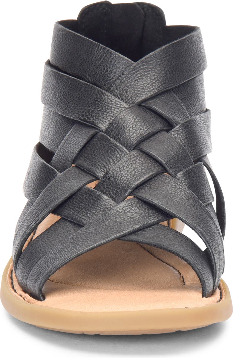 Børn Iwa Woven Leather Sandal, Alternate, color,