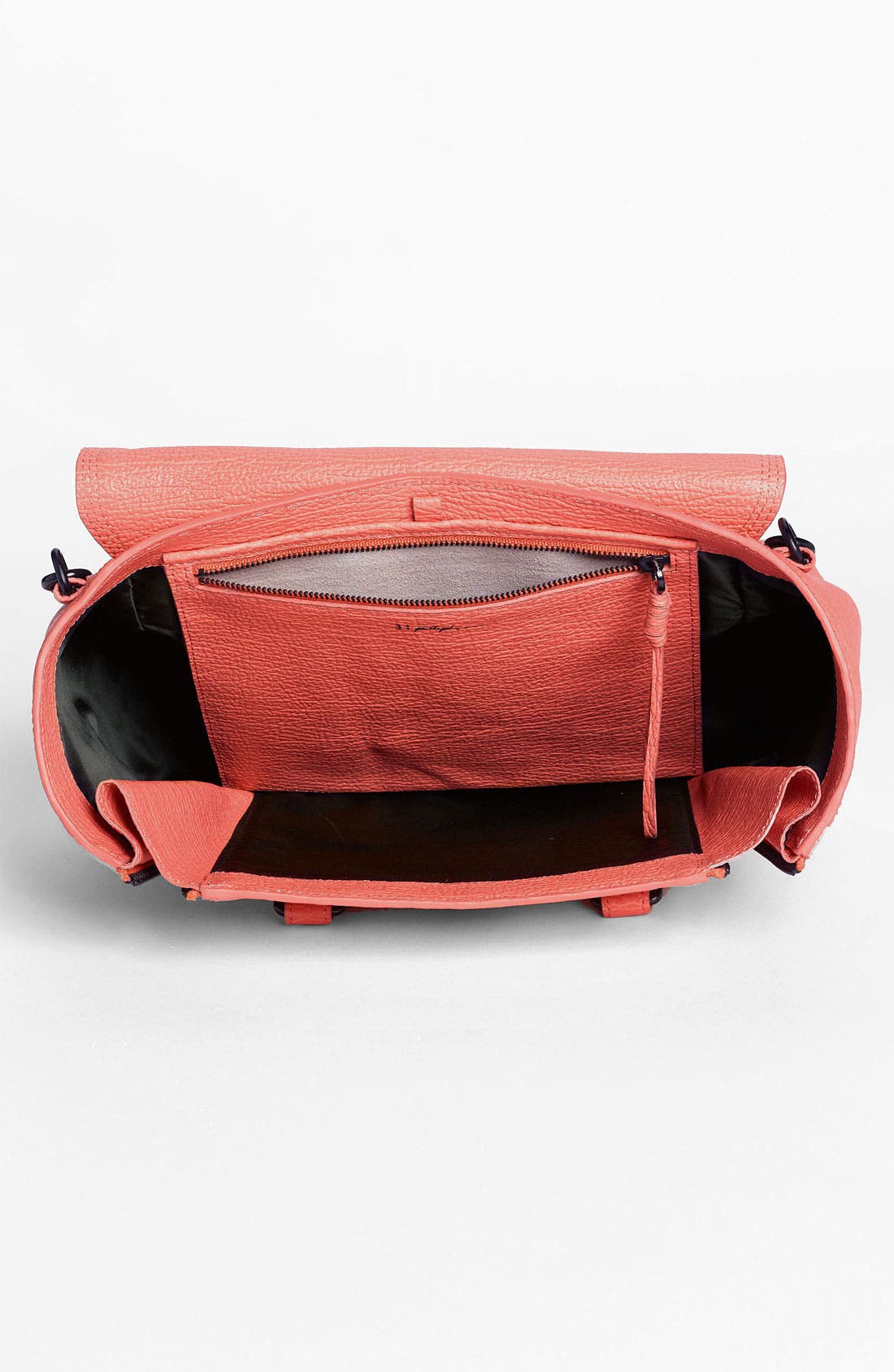 'Medium Pashli' Leather Satchel, Alternate, color, CORAL