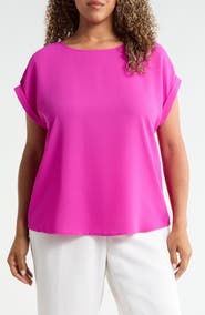Jones New York Side Button Detail Top